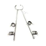 LUDAOH BDSM Bondage Set Edelstahl Verstellbare Spreader Bar Slave Kragen Halsband Sex +...