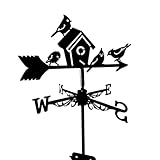 QUXVUIS Wunderschön gestalteter Windrichtungsanzeiger für die Gartendekoration. Wetterfahne aus...