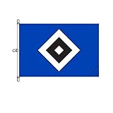 Stormflag Hissfahne HSV Raute Flagges extra stärkere Ecke 120cmx180cm Außenflagge Polyester...