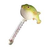 Thermometer, Schwimmer mit Cartoon-Tieren für Pool, Thermometer, groß, für Pool, Zubehör, Haus,...