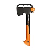 Fiskars Universalaxt, Inklusive Klingen- und Transportschutz, Länge: 35,5 cm, Antihaftbeschichtet,...