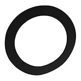 VICASKY Selbstklebender Bass Drum Lochschutzring aus Langlebigem Pet Material Schützender Bassdrum...