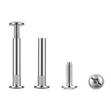 160 Stück M4 Möbelverbinder Schrankverbinder Schrauben, Möbelschrauben mit Hülsen,...