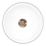 TOYANDONA Runde Kuchenglocke 28cm aus Transparentem Kunststoff Staubschutz Frischhaltekuppel für...