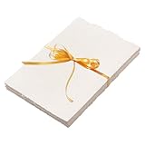 60 Blatt Büttenpapier A5, Aquarellpapier 160g/㎡ Handgeschöpftes Papier Dickes Papier für DIY...