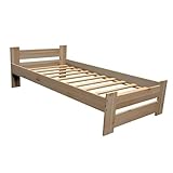 Best For Home - Massivholzbett | Futonbett | Naturholzbett bettgestell | Hochbett aus 100% Naturholz...