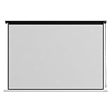 16:9 HD Beamer Leinwand Rollo, Indoor Heimkino Bildschirm, 1,5-Fach Verstärkung, Anti-Knitter...