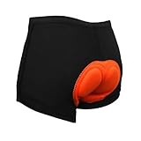 Radlerhose Schwarze Fahrrad-Radhose, Solide, Bequeme Unterwäsche, Schwamm-Gel,...