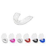 Mundschutz Gum Shield - Professioneller Mundschutz Slim Fit mit Tasche für Kontaktsport, Rugby,...