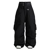 GSOU SNOW Herren Damen Skihose Super Baggy Snowboardhose Oversize Schneehose Snowboard Hose Ski Hose...