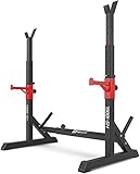 Hop-Sport Hantelständer HS-1006L - Squat Rack Kniebeugenständer bis 200kg belastbar -...