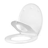 YOTOREE Toilettendeckel mit Kindersitz, WC-Sitz Toilettensitz mit Absenkautomatik, O Form Kunststoff...