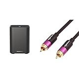 Sennheiser AMBEO Sub für TV und Musik - EU-Stecker & Amazon Basics RCA PBH-19088 Subwoofer-Kabel,...