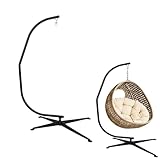 Hängesessel Gestell, 210cm Hängestuhlgestell C Form, Max Belastung 150 kg, Solide Metall...
