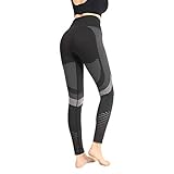 CCOOfhhc Kompressionsleggins Damen LipöDem Tummy Control Fitness Trainingshose Booty Lifting...