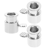 Homoyoyo 3 Stück Grillzubehör Grillbegrenzungshülsen aus Verchromtem Metall Elektrische...