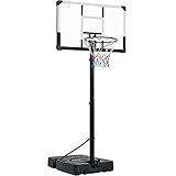 Yaheetech 228 bis 303 cm Basketballständer Höhenverstellbarer Basketballkorb Basketballanlage mit...