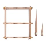 TAIZhiChen Kleiner Webrahmen mit Häkelnadeln, Strickwerkzeuge, 24 x 28 cm, Webrahmen für...