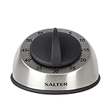 Salter 338 SSBKXR 15 eieruhr Mechanisch, analog 60-Minuten Küchentimer uhr, Zuverlässige Kochzeit...