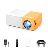 Vamvo Mini Beamer YG300Pro, tragbarer LED-Videoprojektor, kompatibel mit Smartphone/PS4/Fire Stick,...