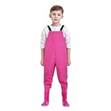 Wathose Herren Wasserdicht Ungefüttert Regenbekleidung Träger Rain Pants Kinder Rain Overall...