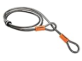 Kryptonite Schlaufenkabel Krypto Flex 213 cm, ⌀10 mm, grau