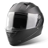 VINZ Vigo Integralhelm | Motorrad Helm Vollvisierhelm Mopedhelm ECE 22.06 | Motorradhelm Full-Face...