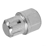 babominimer 17/7PT Massiver Auto-Diebstahlschutz-Radschloss, Radmutter-Entfernungsschlüssel für...