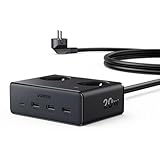 UGREEN Steckdosenleiste mit USB C Mehrfachsteckdose Schalter 6-Fach 20W Schnellladen 3680W...