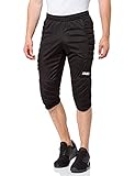 JAKO Herren capri striker broek Kinder Hose, Schwarz, 152 EU