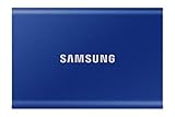 Samsung Portable SSD T7, SSD 2 TB, USB 3.2 Gen.2, 1.050 MB/s Lesen, 1.000 MB/s Schreiben, Externe...