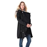 Winterjacke Damen Schwangerschaft Umstandsmode Jacke Umstandsjacke Umstands Baumwolljacke 3 in 1...