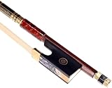 Ecotown Advance 4/4 Violinenbogen Pernambuco Violinbogen aus echtem Pferdehaar achteckiger Stock...