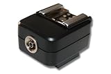 vhbw Kamera Blitzschuh-Adapter kompatibel mit die Nutzung von Canon, Nikon, Pentax Olympus...