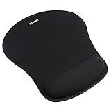 TECKNET Mauspad mit Gelkissen, Memory Foam Mousepad Ergonomisches Wasserdicht Komfort Mausmatte mit...