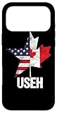 Hülle für iPhone 17 Pro Max Halb kanadische amerikanische USEH Kanada USA Flagge Vereinigte...