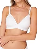 Schiesser Damen BH gepaddet ohne Bügel - Invisible Soft, weiss_166568, 80A