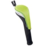 Andux Golf Schlägerkopfhüllen für Driver, 460 cc, Langer Hals Grün