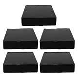 Parliky 5 Stück Medaillen-aufbewahrungsbox Kunststoff mit Klappdeckel und Schwamm-einlage Kleines...