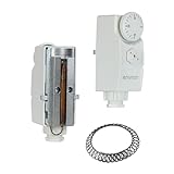 ENVIRON- Anlegethermostat Regelbereich 0-90°C mit Spannfeder | Anlegethermostat mit Drehknopf und...