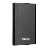 SEAGAER Externe Festplatte, 750 GB, USB 3.0, ultradünn, 6,3 cm (2,5 Zoll), für PC, Mac, Laptop,...