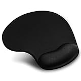 Yizhet Mousepad mit Handauflage, Mauspad Gel Ergonomisches Mauspad mit Gelkissen, Wasserdicht...