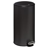 UNIVERSDECOR Abfalleimer aus Metall, 30 l, Atmosphéra (schwarz)