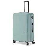 Travelite 4-Rad Hartschalenkoffer groß 96 Liter, Gepäck Serie Bali: ABS Hartschalen Trolley mit...