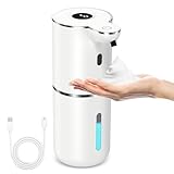 LOFICOPER Seifenspender Automatisch, 380ml Elektrischer Soap Dispenser mit Sensor Infrarot, 3...