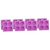 EXCEART 8 Stück Seifenform Silikonformen Zum Backen Keksformen Zum Backen Schokoladenformen Polymer...