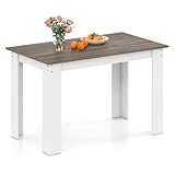 LIFEZEAL Esstisch 120 x 70 cm, Küchentisch für 4-6 Personen, Moderner Esszimmertisch mit Holz...