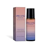 Castor Oil Organic with Rose Quartz Roller