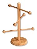 Kesper | Brez'n- und Wurstständer, 6-armig, Material: Bambus, Maße: Ø 15 cm/Höhe: 37 cm, Farbe:...
