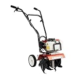 52CC 2 Takt Gartenfräse Benzin 1.9KW Motorhacke Benzin Bodenfräse Professionelle Grubber...